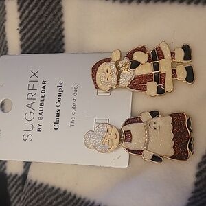 Sugarfix By Baublebar Claus Couple Earrings NWT